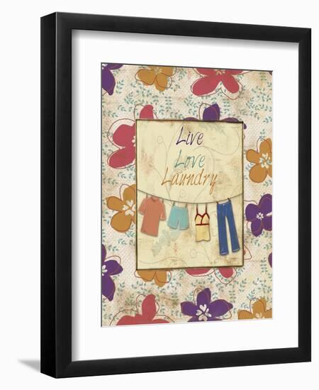 Live Love Laundry-Piper Ballantyne-Framed Art Print