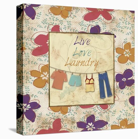 Live Love Laundry-Piper Ballantyne-Stretched Canvas