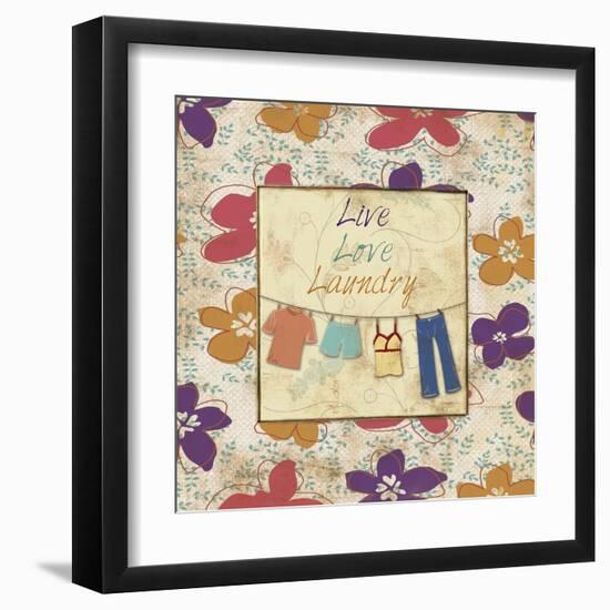 Live Love Laundry-Piper Ballantyne-Framed Art Print