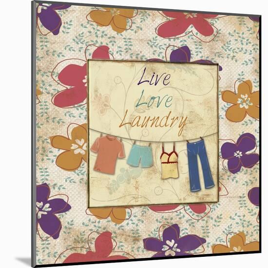 Live Love Laundry-Piper Ballantyne-Mounted Art Print