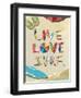 Live Love Surf-Scott Westmoreland-Framed Art Print