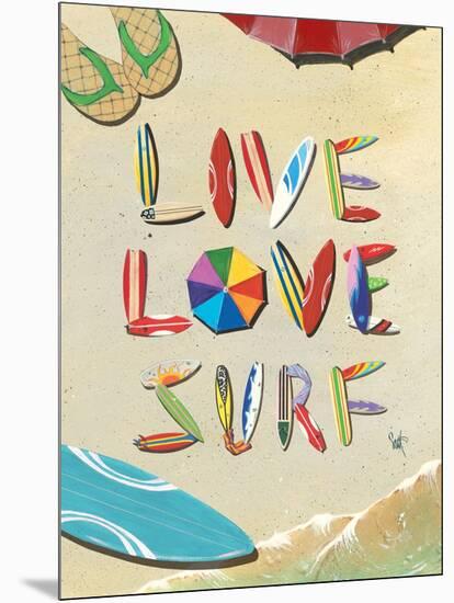 Live Love Surf-Scott Westmoreland-Mounted Art Print