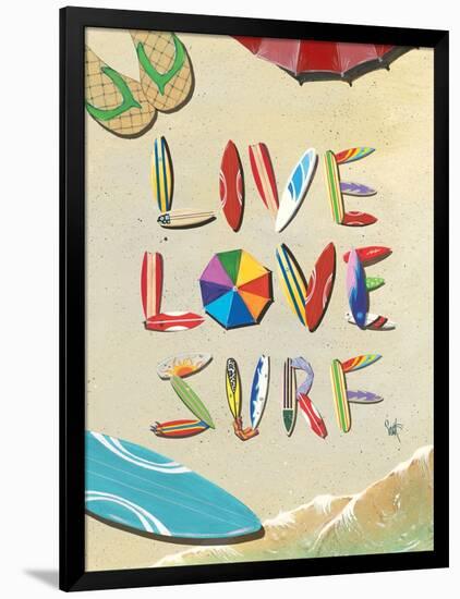 Live Love Surf-Scott Westmoreland-Framed Art Print