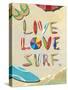 Live Love Surf-Scott Westmoreland-Stretched Canvas