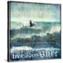 Live Love Surf-Charlie Carter-Stretched Canvas