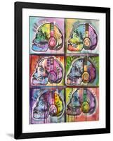 Live Music 6Up-Dean Russo-Framed Premium Giclee Print