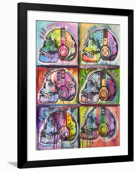 Live Music 6Up-Dean Russo-Framed Premium Giclee Print