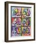 Live Music 6Up-Dean Russo-Framed Giclee Print