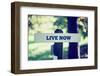 Live Now-Gajus-Framed Photographic Print