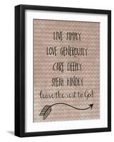 Live Simply-Erin Clark-Framed Giclee Print