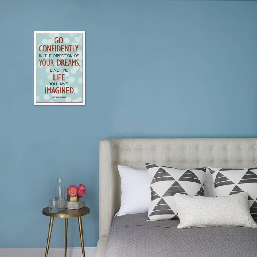 Live The Life You Have Imagined Thoreau Quote Art Print Poster Posters Allposters Com