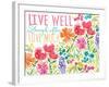 Live Well-Sara Berrenson-Framed Art Print