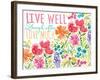 Live Well-Sara Berrenson-Framed Art Print