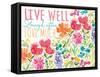 Live Well-Sara Berrenson-Framed Stretched Canvas