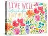 Live Well-Sara Berrenson-Stretched Canvas