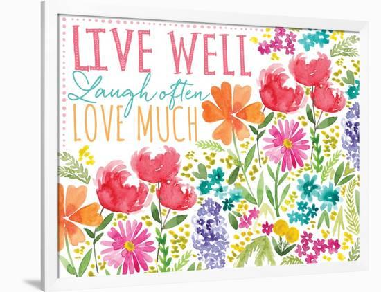 Live Well-Sara Berrenson-Framed Art Print