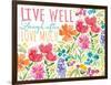 Live Well-Sara Berrenson-Framed Art Print