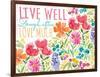 Live Well-Sara Berrenson-Framed Art Print