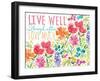 Live Well-Sara Berrenson-Framed Art Print