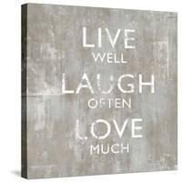 Live Well-Jamie MacDowell-Stretched Canvas