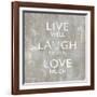 Live Well-Jamie MacDowell-Framed Art Print