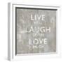 Live Well-Jamie MacDowell-Framed Art Print