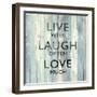 Live Well-Jamie MacDowell-Framed Art Print