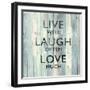 Live Well-Jamie MacDowell-Framed Art Print