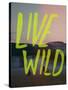 Live Wild Elk-Leah Flores-Stretched Canvas