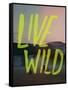 Live Wild Elk-Leah Flores-Framed Stretched Canvas