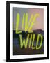 Live Wild Elk-Leah Flores-Framed Giclee Print