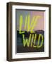 Live Wild Elk-Leah Flores-Framed Premium Giclee Print