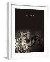 Live Wild - Luxe-Irene Suchocki-Framed Giclee Print