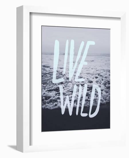 Live Wild Ocean-Leah Flores-Framed Premium Giclee Print