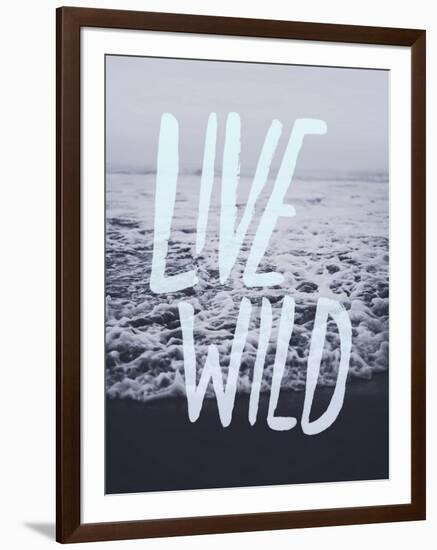 Live Wild Ocean-Leah Flores-Framed Giclee Print