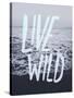 Live Wild Ocean-Leah Flores-Stretched Canvas