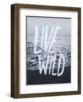 Live Wild Ocean-Leah Flores-Framed Giclee Print