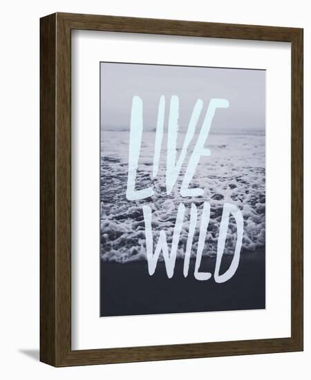 Live Wild Ocean-Leah Flores-Framed Giclee Print