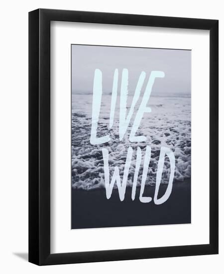 Live Wild Ocean-Leah Flores-Framed Giclee Print