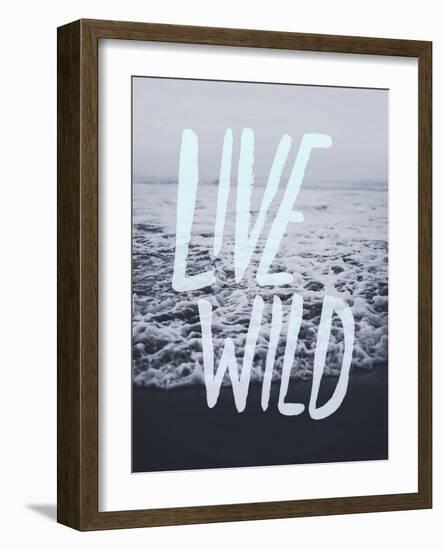 Live Wild Ocean-Leah Flores-Framed Giclee Print