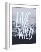 Live Wild Ocean-Leah Flores-Framed Giclee Print