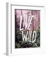 Live Wild Oregon-Leah Flores-Framed Giclee Print