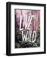 Live Wild Oregon-Leah Flores-Framed Premium Giclee Print