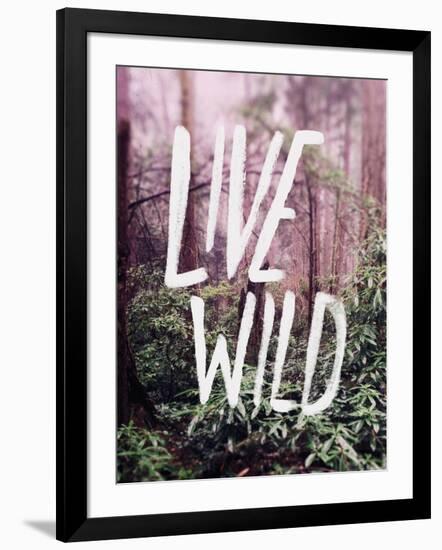 Live Wild Oregon-Leah Flores-Framed Giclee Print