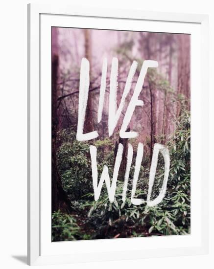 Live Wild Oregon-Leah Flores-Framed Giclee Print