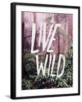 Live Wild Oregon-Leah Flores-Framed Premium Giclee Print