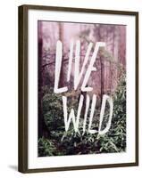 Live Wild Oregon-Leah Flores-Framed Giclee Print