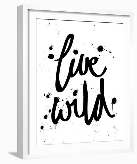 Live Wild-Sasha Blake-Framed Giclee Print