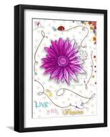 Live with Passion-Megan Duncanson-Framed Giclee Print