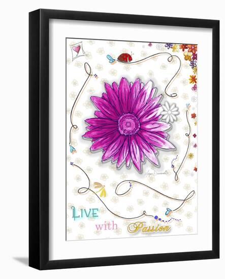 Live with Passion-Megan Duncanson-Framed Giclee Print